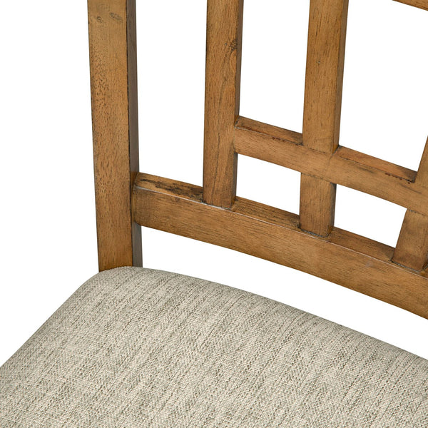Santa Rosa 24 Inch Lattice Back Counter Chair - 227-B920124