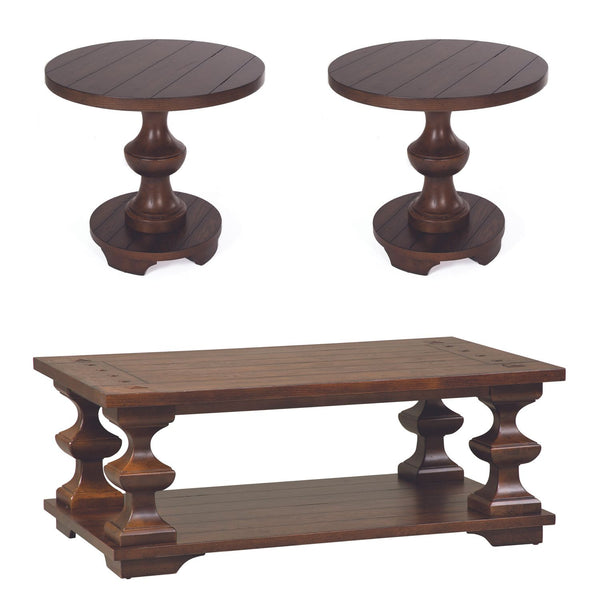 Sedona 3 Piece Set (1-Cocktail 2-End Tables) - 231-OT-3PCS