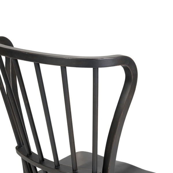 River Place Windsor Back Side Chair - Black (RTA) - 237-C1000S-B