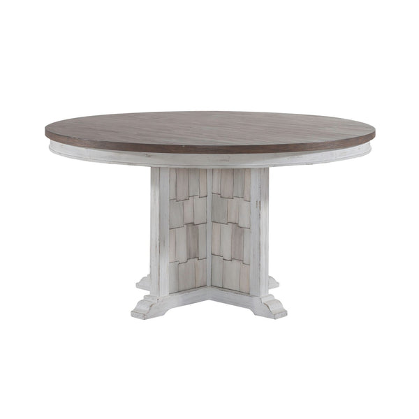 River Place Pedestal Table Set - 237-DR-PED