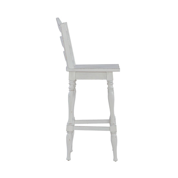 Magnolia Manor Ladderback Swivel Bar Stool - 244-B200330
