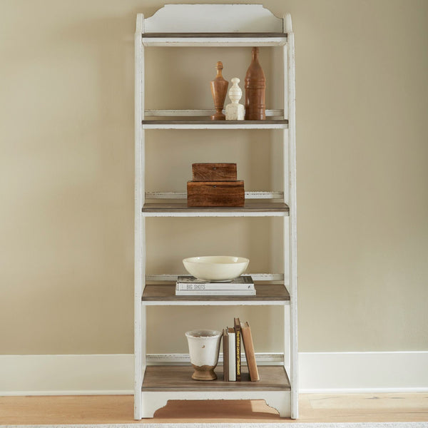 Magnolia Manor Leaning Pier Bookcase - 244-BK201