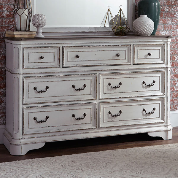Magnolia Manor 7 Drawer Dresser - 244-BR31