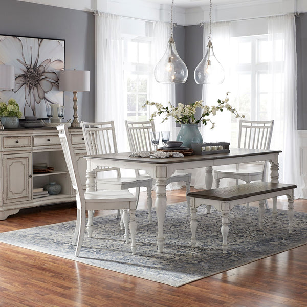 Magnolia Manor Opt 6 Piece Leg Table Set - 244-CD-O6LTS