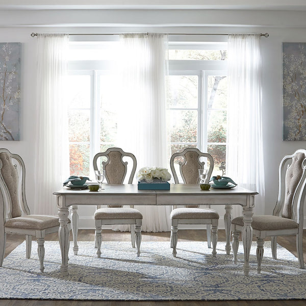 Magnolia Manor 5 Piece Leg Table Set - 244-DR-5LTS