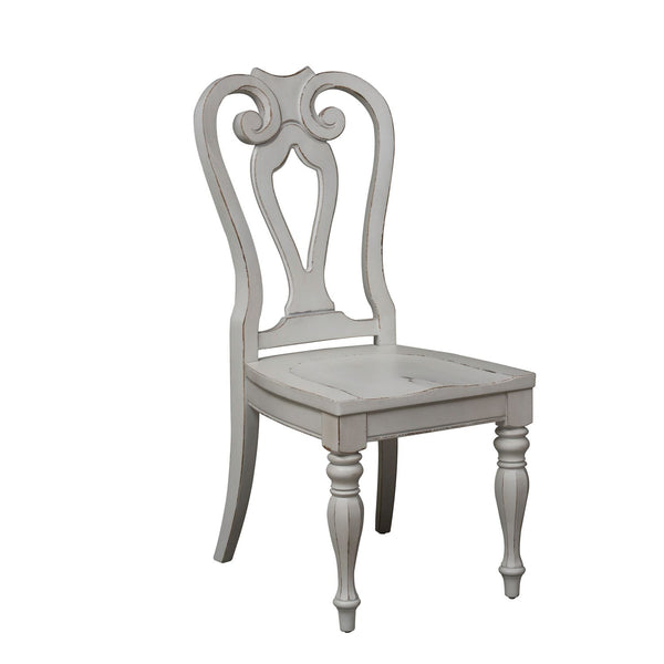 Magnolia Manor 5 Piece Pedestal Table Set - 244-DR-5PDS