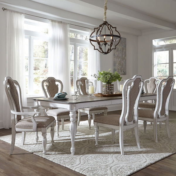 Magnolia Manor 7 Piece Leg Table Set - 244-DR-7LGS