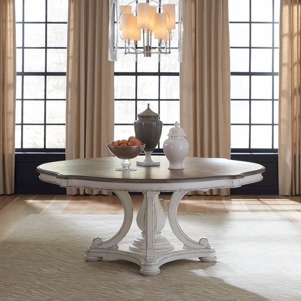 Magnolia Manor Round Table Set - 244-DR-ROS