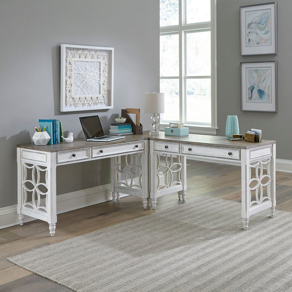 Magnolia Manor Alt L Shaped Desk Set - 244-HOJ-ALSLD