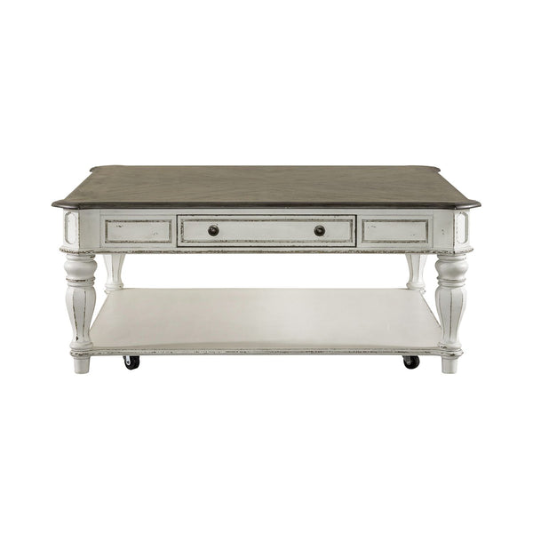 Magnolia Manor Oversized Square Cocktail Table - 244-OT1014
