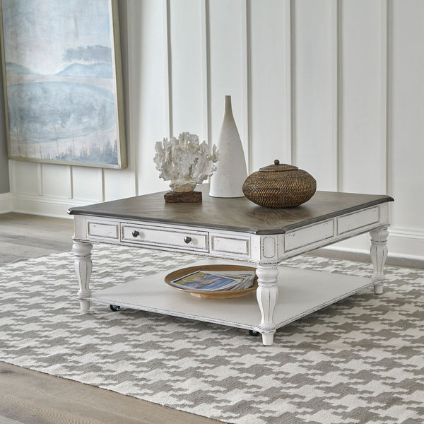Magnolia Manor Oversized Square Cocktail Table - 244-OT1014