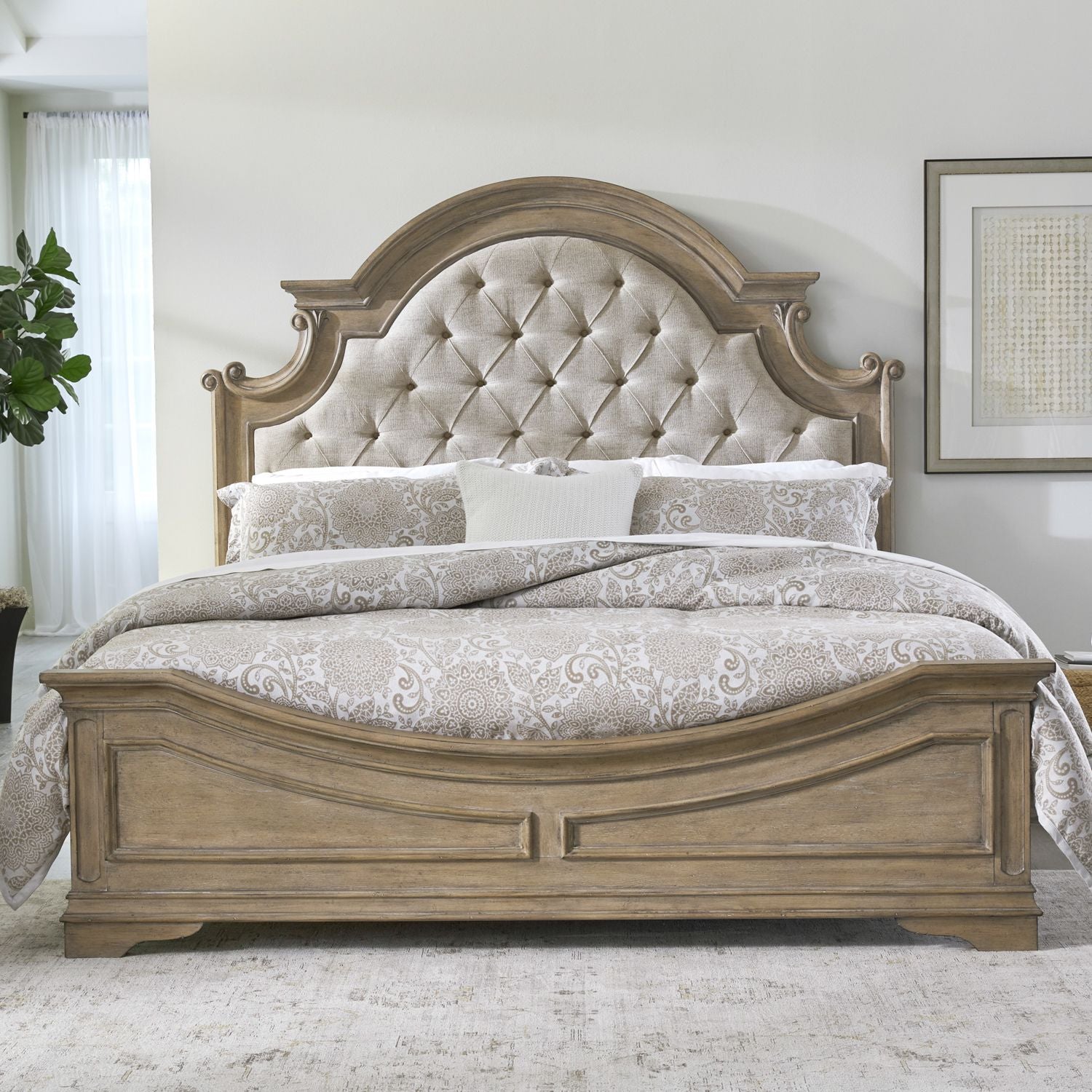 Magnolia Manor Queen Uph Bed
