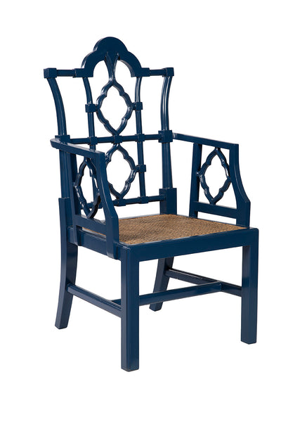 Blue Italian Arm Chair - 1332AZ2
