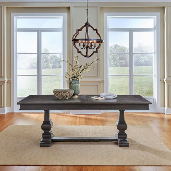 Paradise Valley Trestle Table Set - 297-DR-TRS