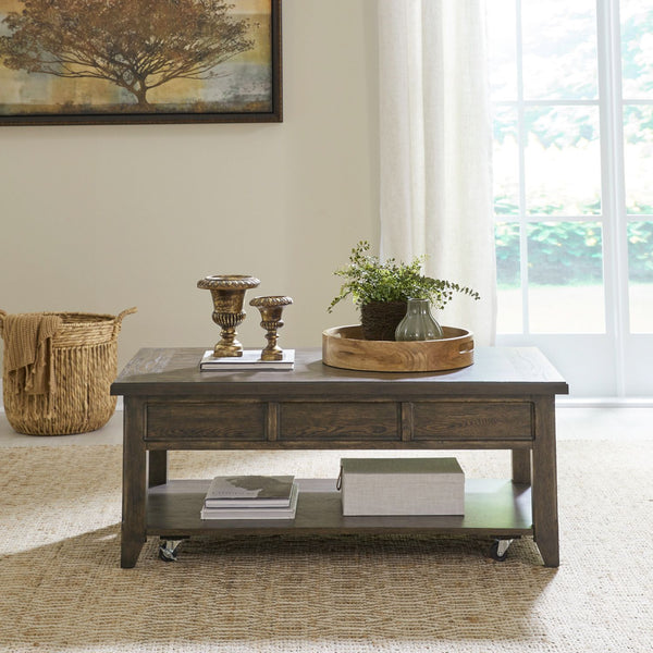 Paradise Valley Lift Top Cocktail Table - 297-OT1011