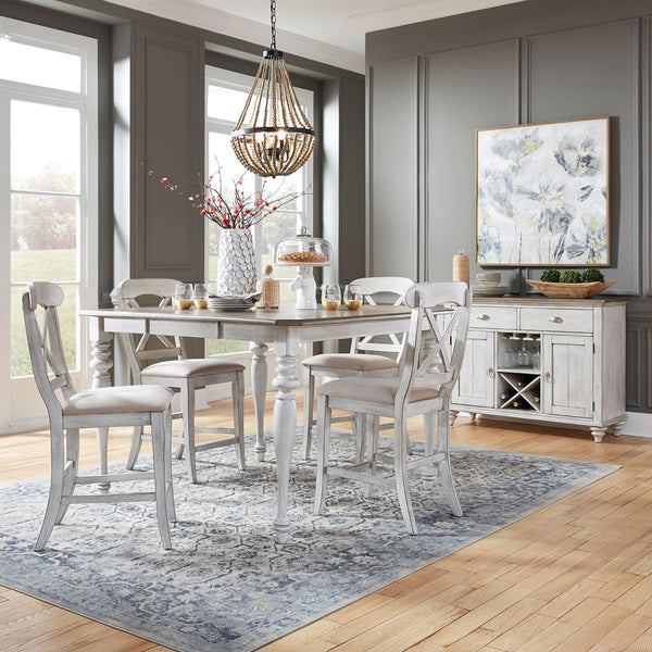 Ocean Isle 5 Piece Gathering Table Set - 303W-CD-5GTS