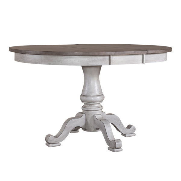 Ocean Isle 5 Piece Pedestal Table Set - 303W-CD-5PDS