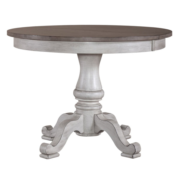 Ocean Isle Pedestal Table Set - 303W-CD-PED