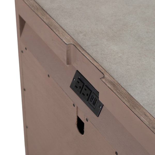 South Bend Nightstand w/ Charging Station