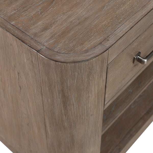 South Bend Open Nightstand w/ Charging Station