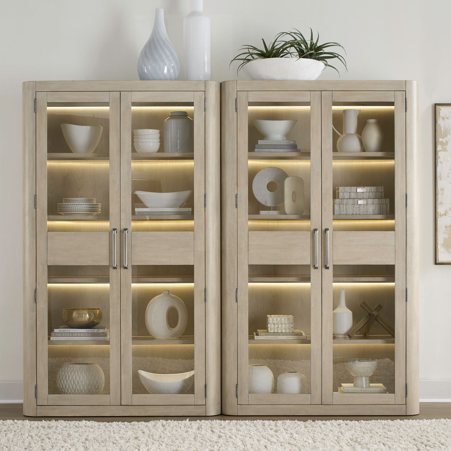 South Bend 2 Piece Bunching Cabinet Set