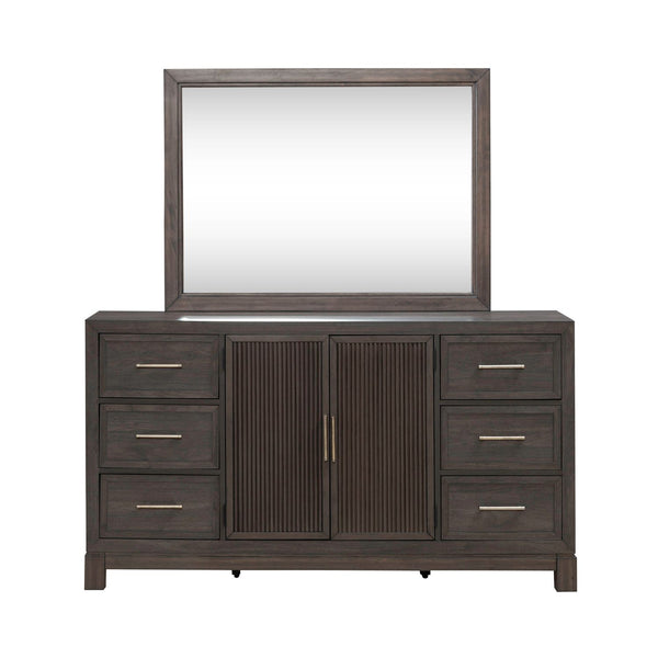 Modern Edge Dresser & Mirror