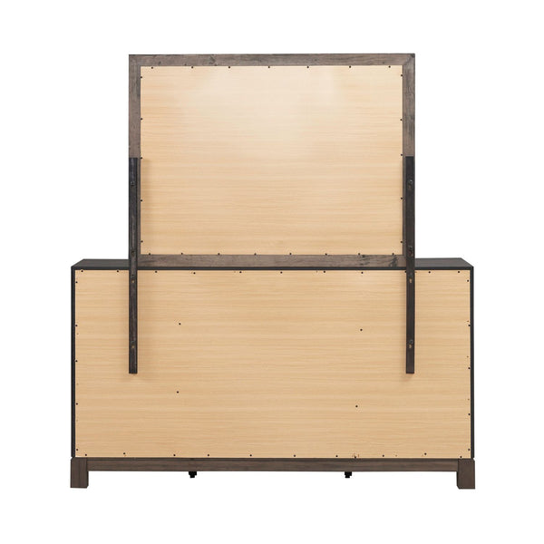 Modern Edge Dresser & Mirror