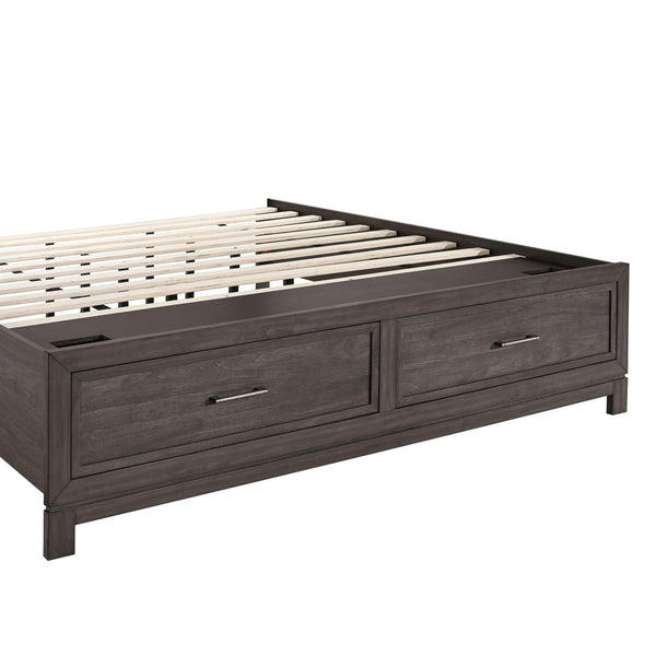 Modern Edge Queen Storage Bed - 313-BR-QSB