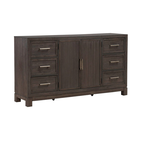 Modern Edge 2 Door 6 Drawer Dresser - 313-BR31