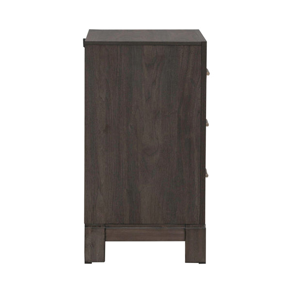 Modern Edge Nightstand w/ Charging Station
