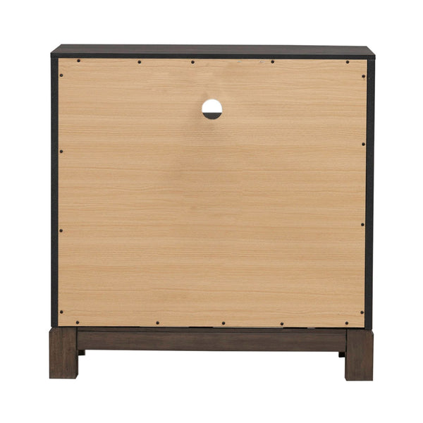 Modern Edge Bedside Chest w/ Charging Station