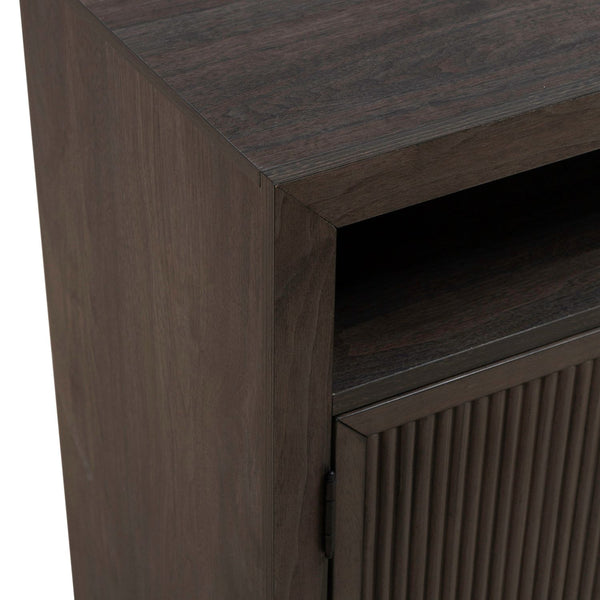 Modern Edge Bedside Chest w/ Charging Station - 313-BR62