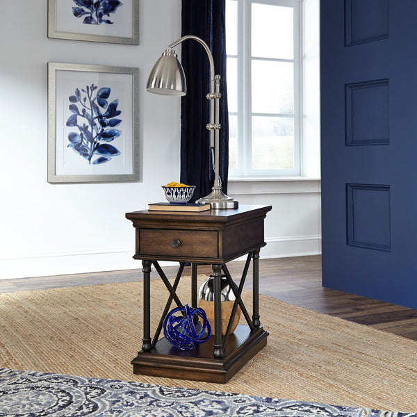 Tribeca Drawer Chair Side Table - 315-OT1021