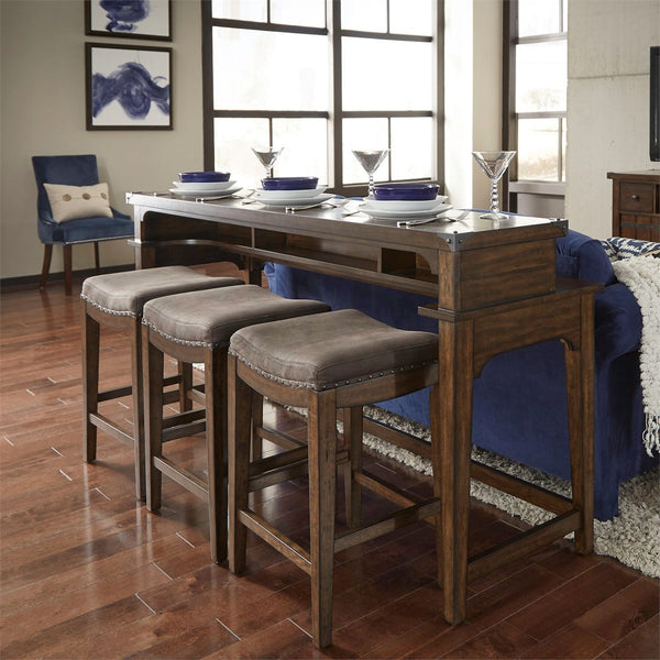 Aspen Skies 4 Piece Console Set (1-Console 3-Stools) - 316-OT-4PCS