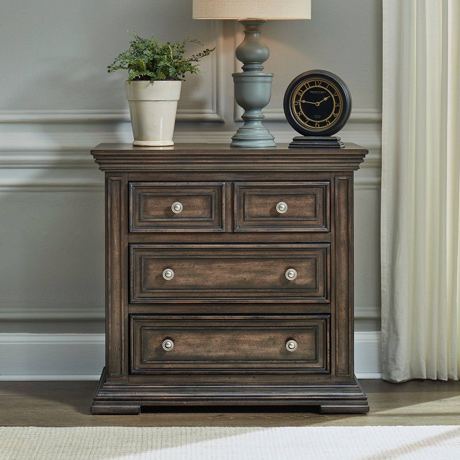 Big Valley Bedside Chest w/ Charging Station