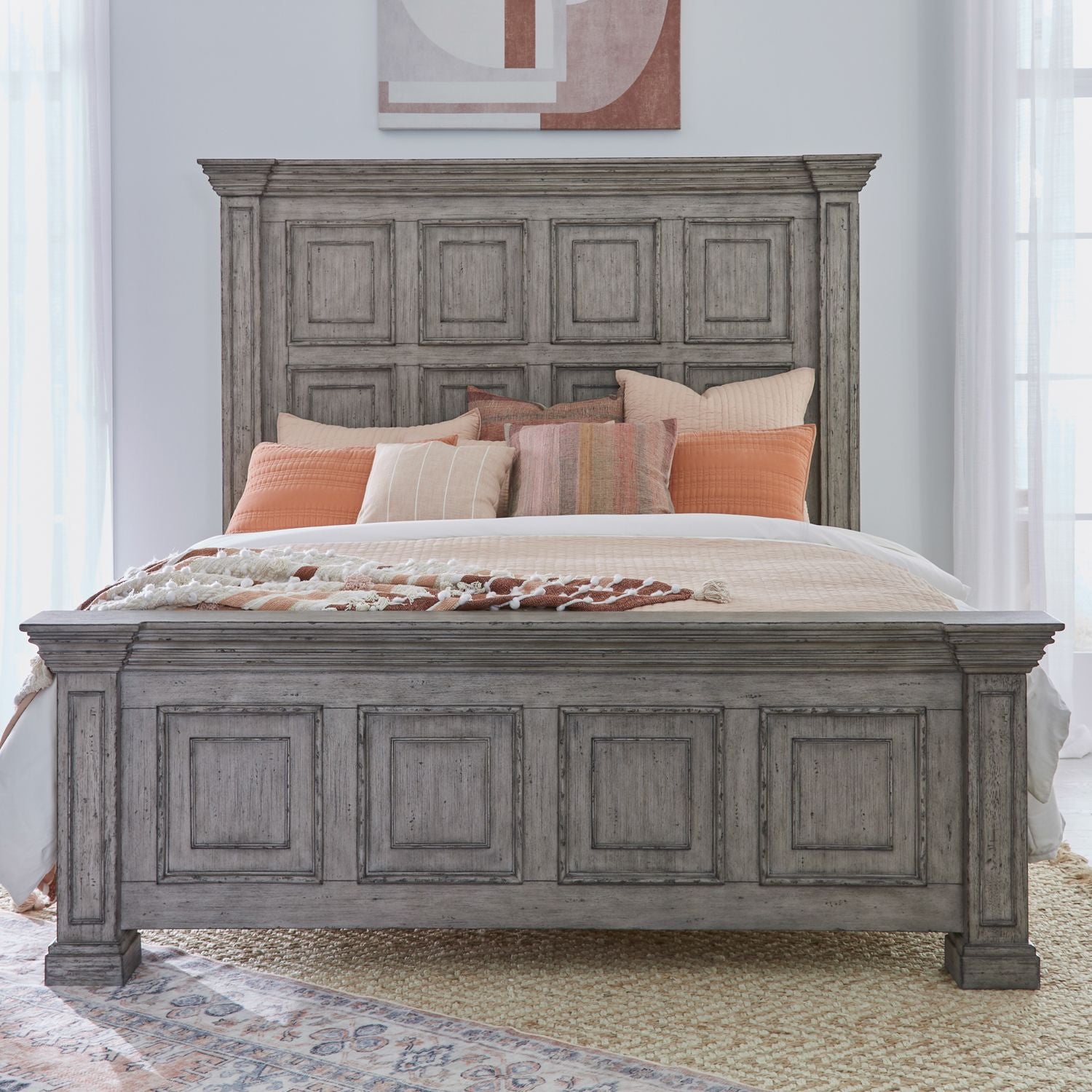 Big Valley King California Panel Bed