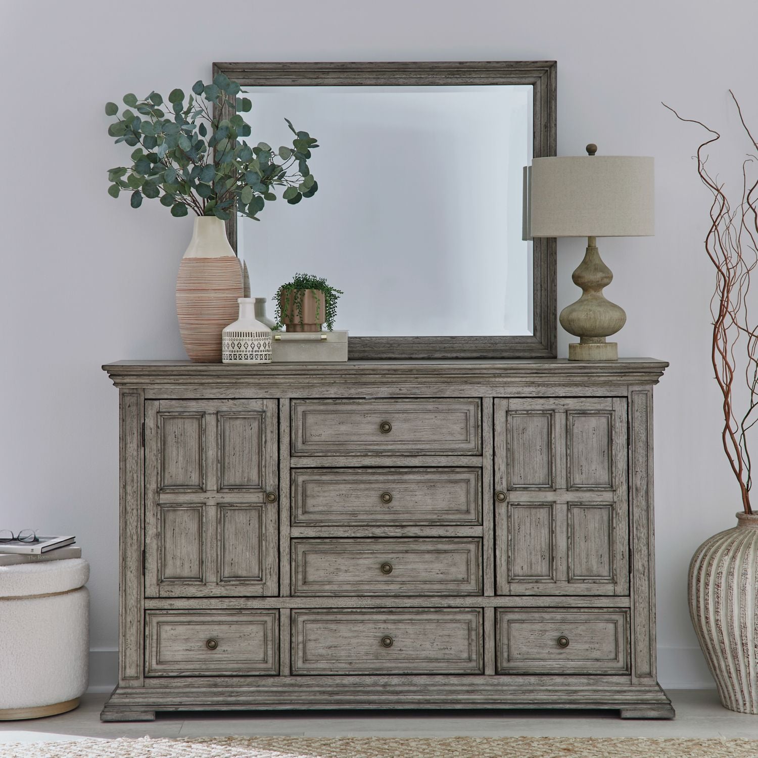 Big Valley Dresser & Mirror