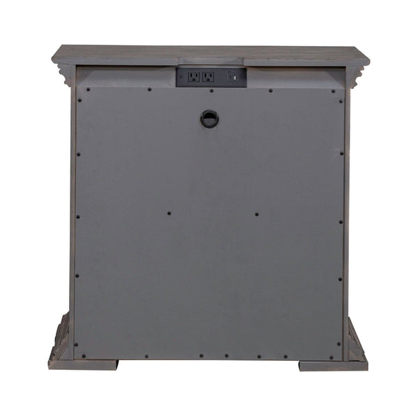 Big Valley 2 Drawer Night Stand w/ Charging Station