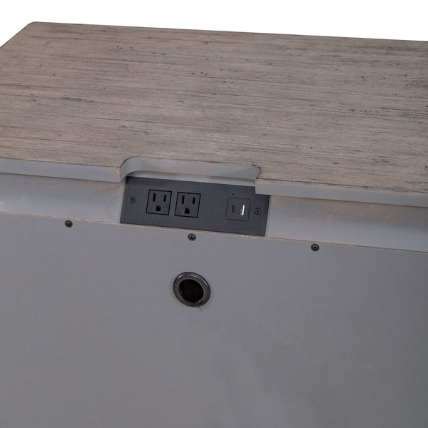 Big Valley 2 Drawer Night Stand w/ Charging Station