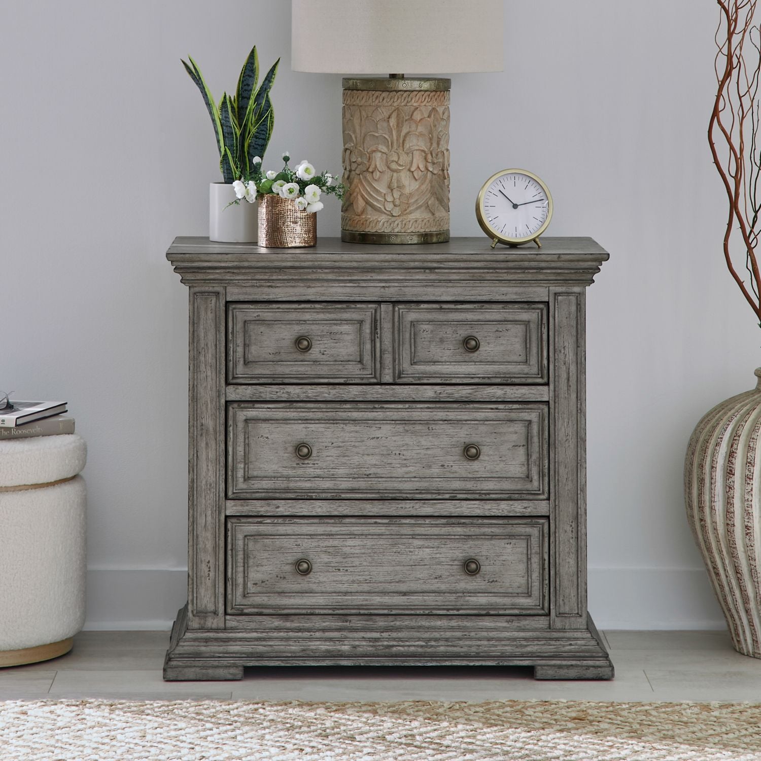 Big Valley Bedside Chest w/ Charging Station