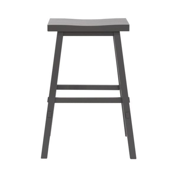 Creations 24 Inch Sawhorse Counter Stool- Gray - 38-B1824-G
