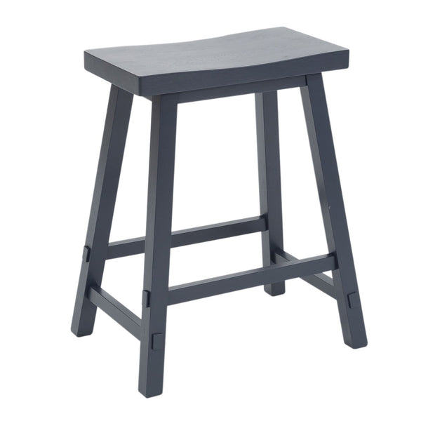 Creations 24 Inch Sawhorse Counter Stool- Navy - 38-B1824-N