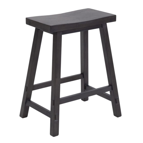 Creations 24 Inch Sawhorse Counter Stool - Slate - 38-B1824-S