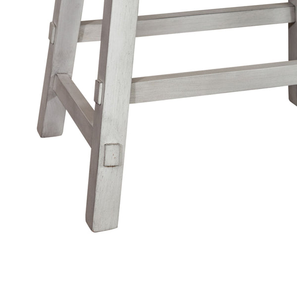 Creations 24 Inch Sawhorse Counter Stool - White - 38-B1824-W