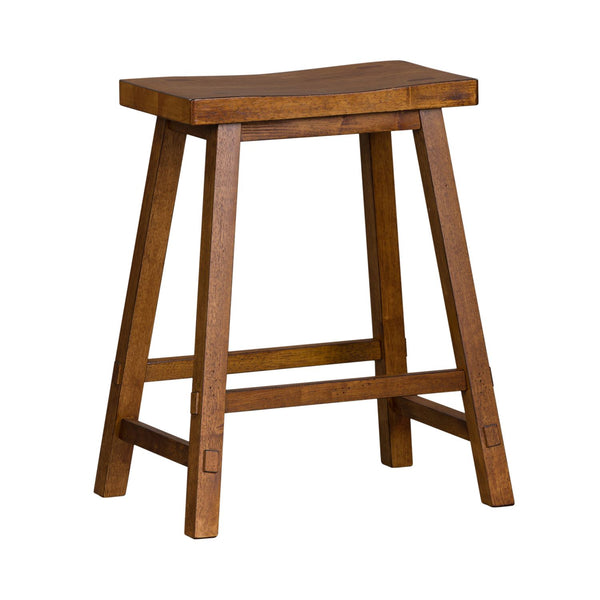 Creations 24 Inch Sawhorse Counter Stool - Tobacco (RTA) - 38-B1824