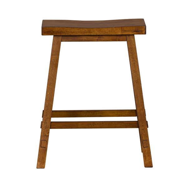Creations 24 Inch Sawhorse Counter Stool - Tobacco (RTA) - 38-B1824