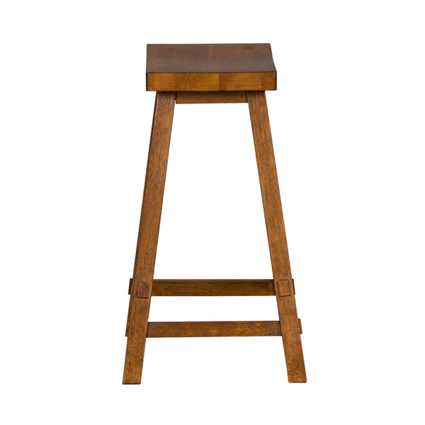 Creations 24 Inch Sawhorse Counter Stool - Tobacco (RTA) - 38-B1824