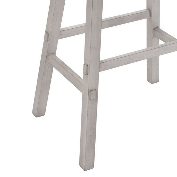 Creations 30 Inch Sawhorse Stool- White - 38-B1830-W
