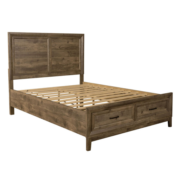 Ridgecrest Queen Storage Bed, Dresser & Mirror - 384-BR-QSBDM