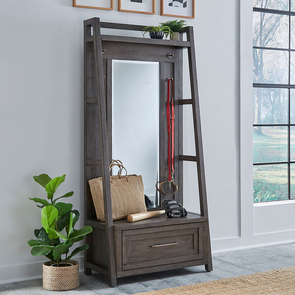 Modern Farmhouse 2 Piece Hall Tree Set - 406-OT-2PCS